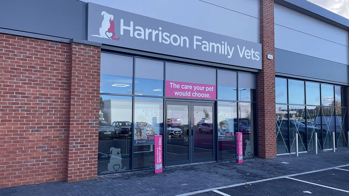 Entrance to Harrison Family Vets in Middleton