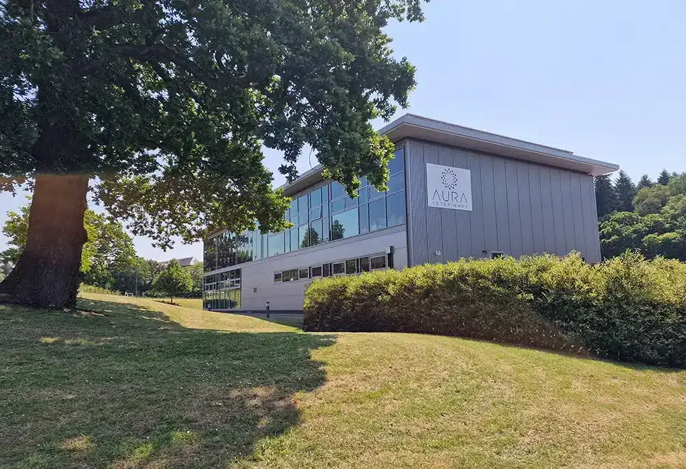 AURA Veterinary hospital exterior in Guildford