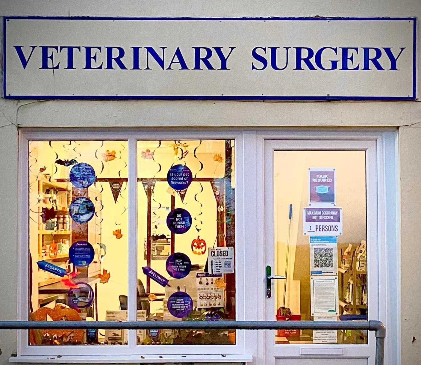 Entrance to Dee Valley Vets at St Martins