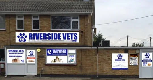 Riverside Vets Canvey surgery exterior on Long Road