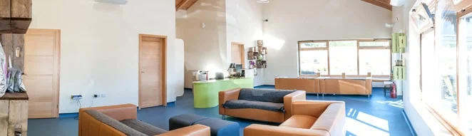Whitstable Bay Veterinary Centre reception and waiting area