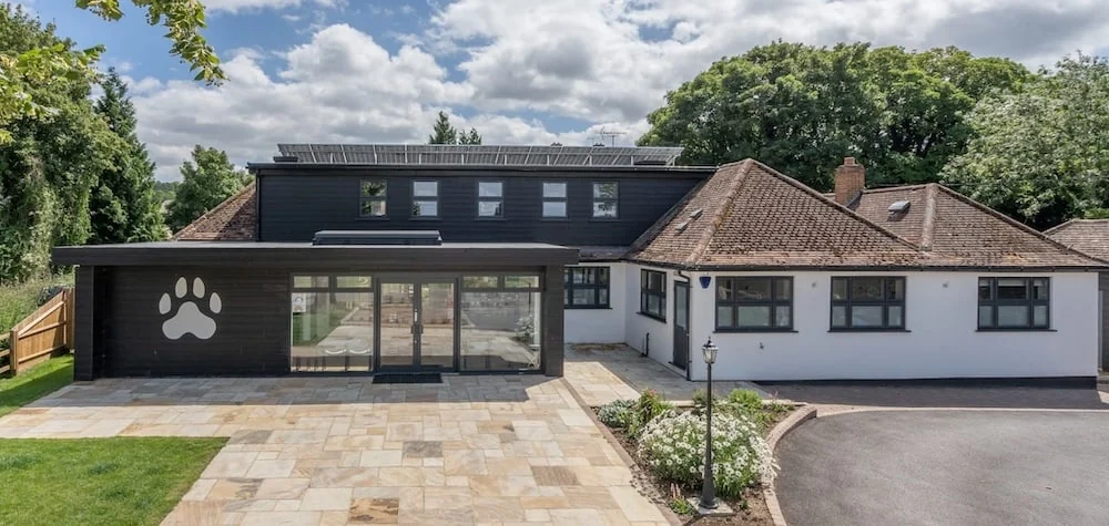 Exterior and entrance of Springwell Veterinary Surgery