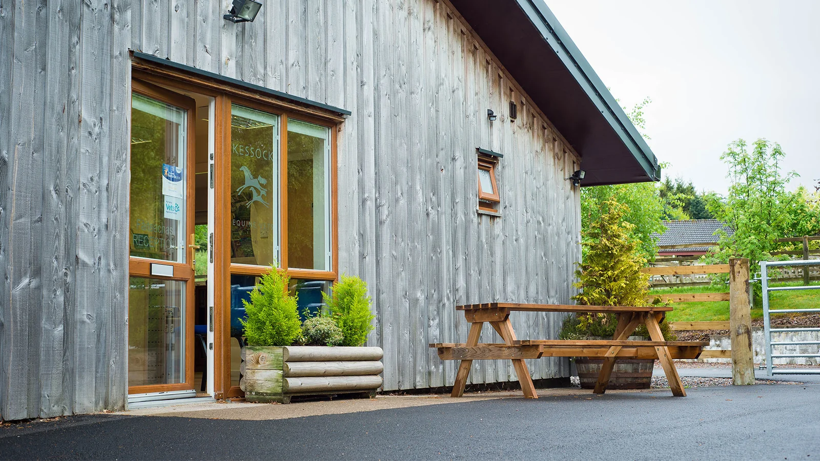 Kessock Equine Vets clinic exterior in Drumsmittal near Inverness