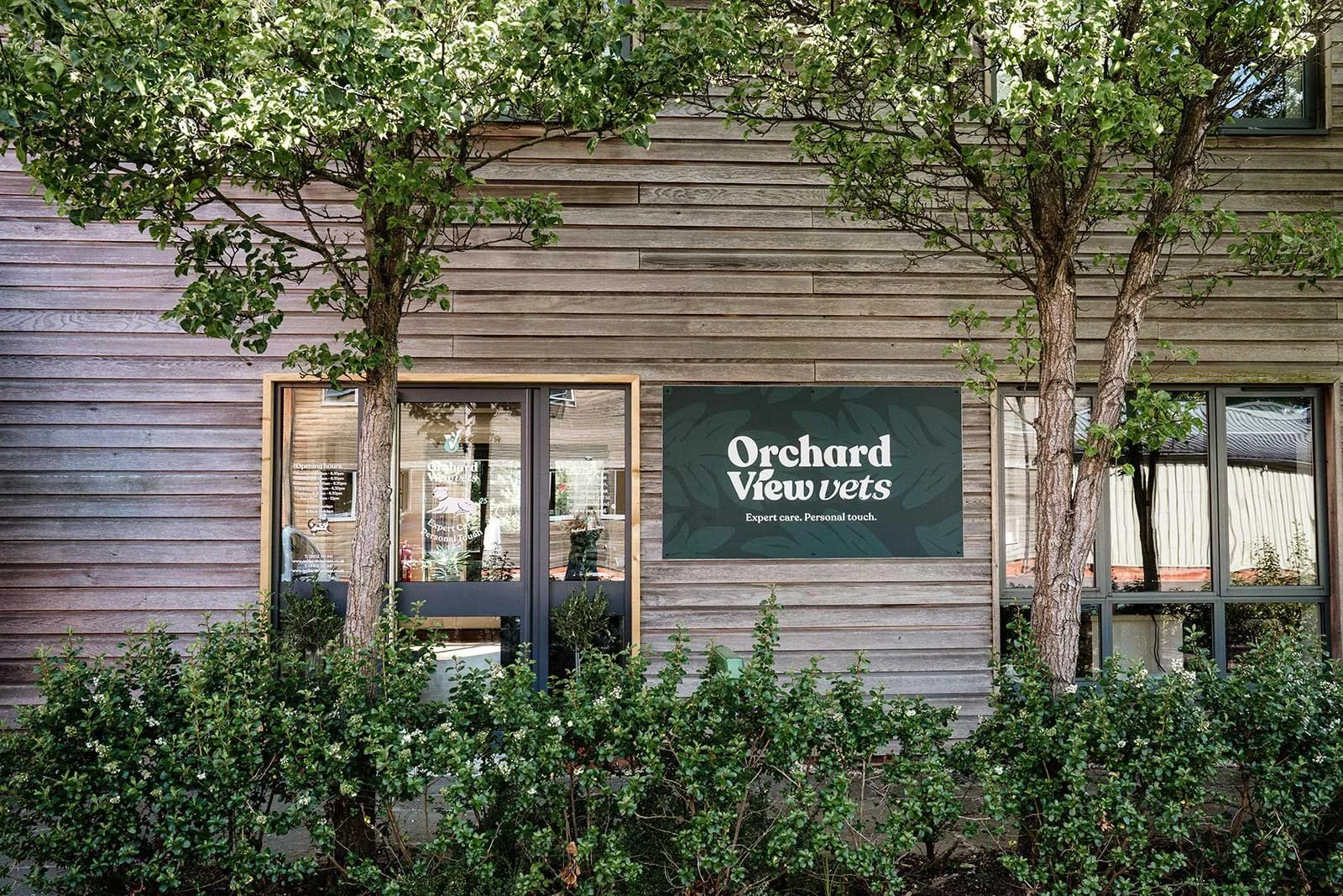 Orchard View Vets entrance at Highnam Business Centre