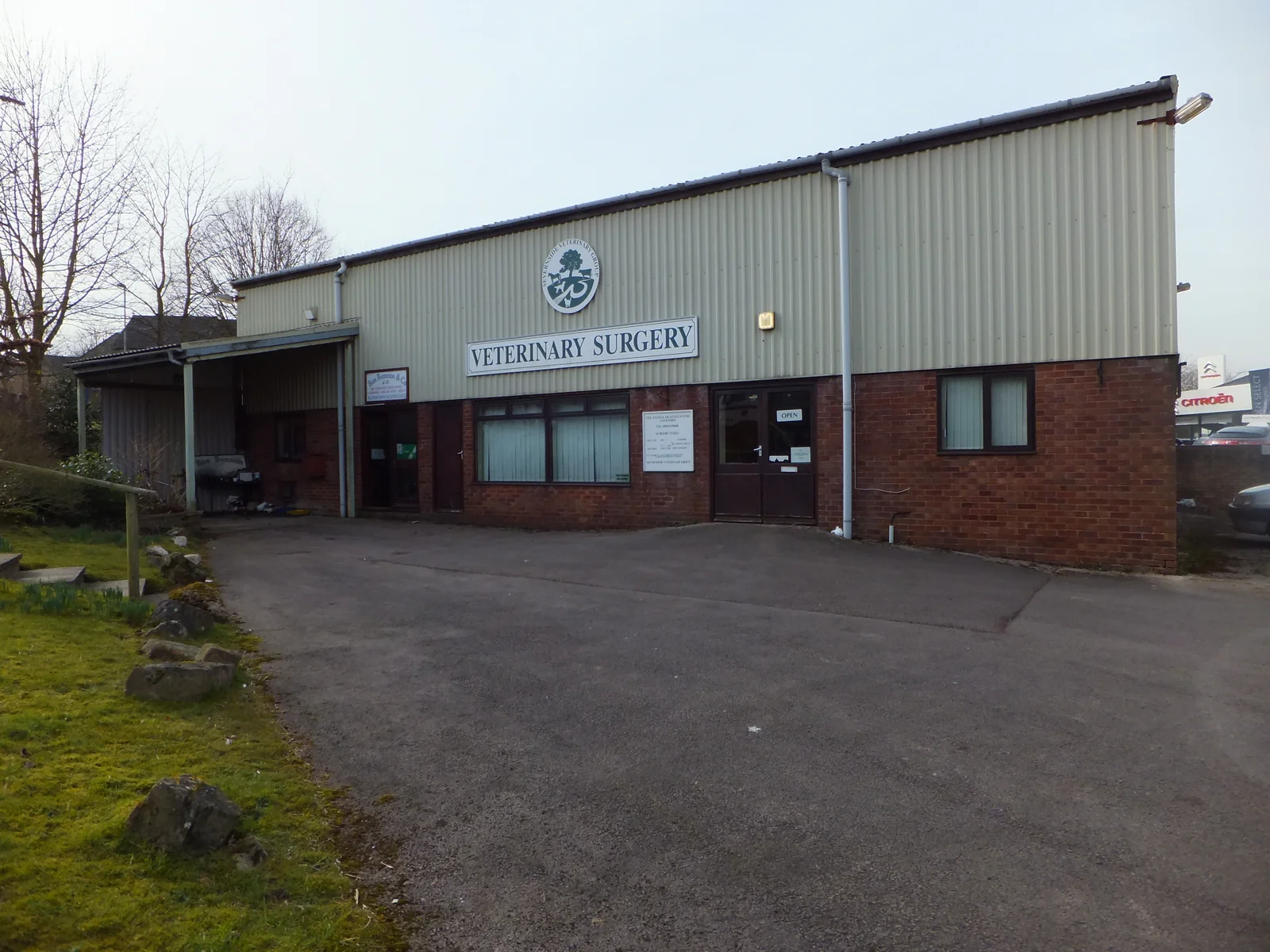 Severnside Veterinary Centre building in Coleford