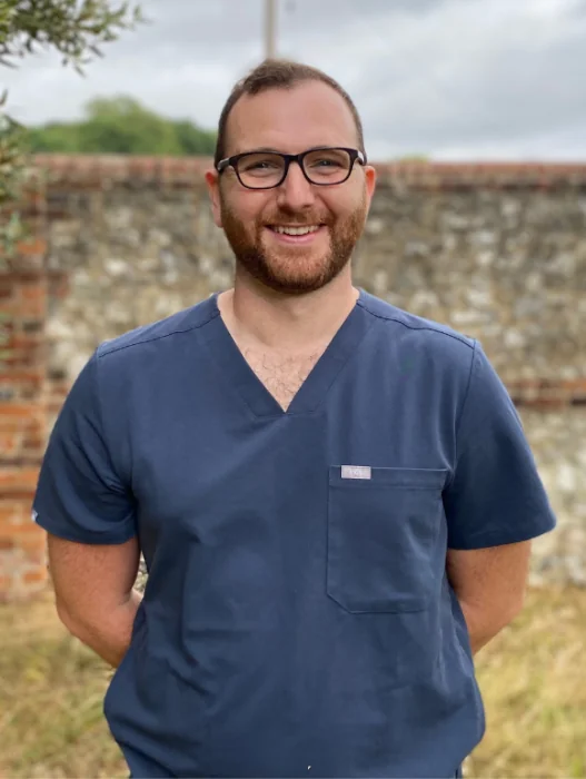 The Hampshire Vet co-founder and head vet Jamie Cole in Basingstoke
