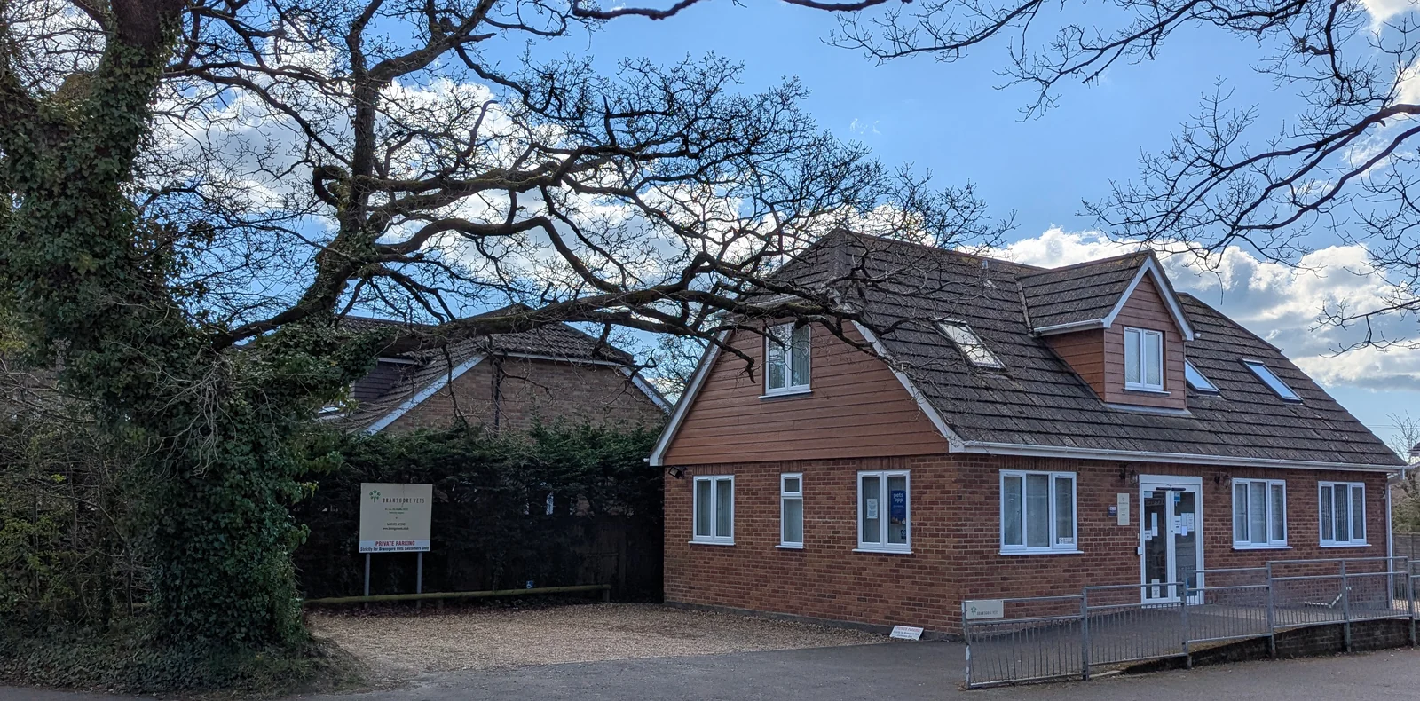Exterior of Bransgore Vets