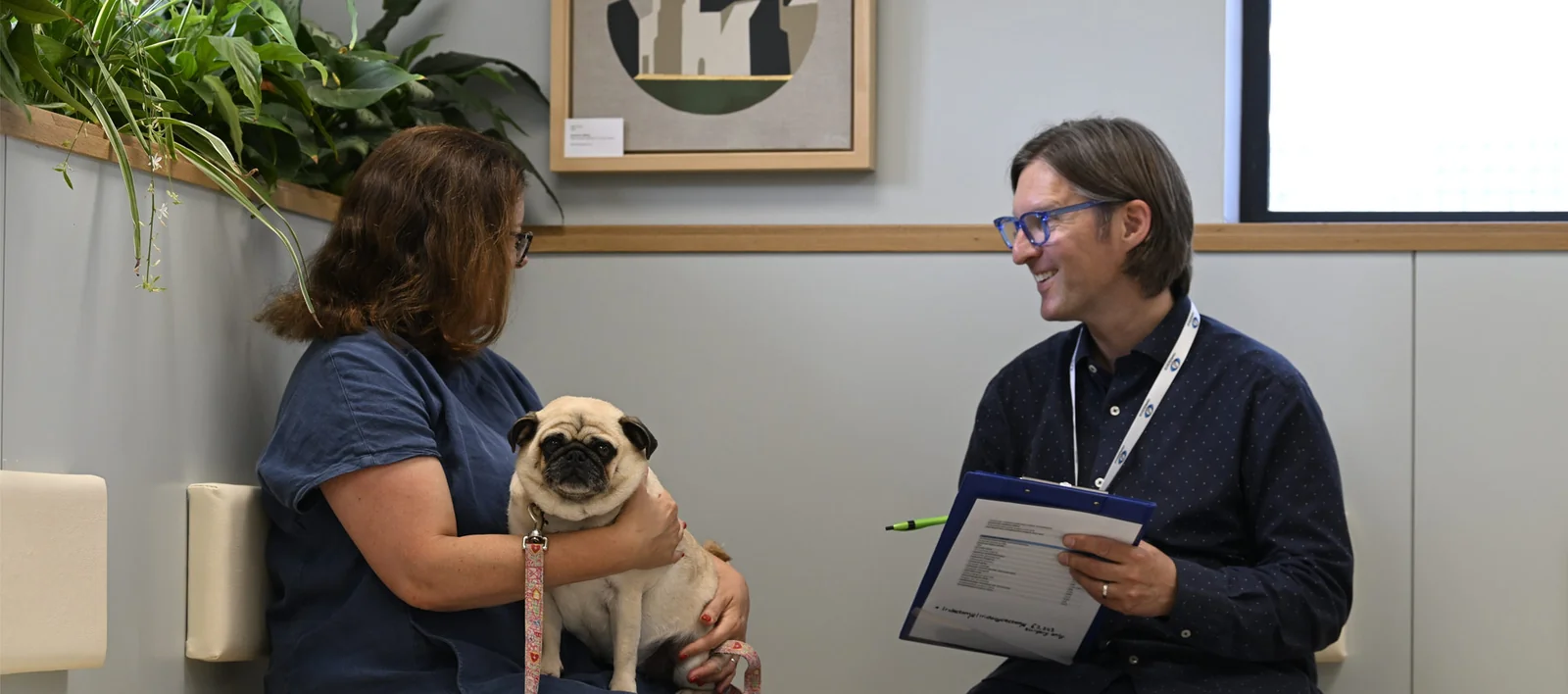 Veterinary consultation at Clarity Referrals in Sherborne