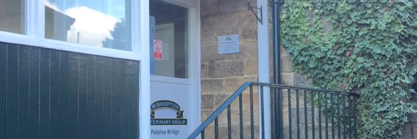 Exterior and entrance of Bishopton Veterinary Group Pateley Bridge