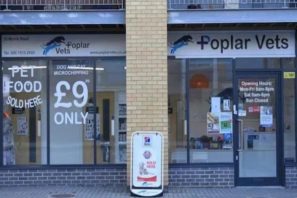 Poplar Vets storefront and entrance