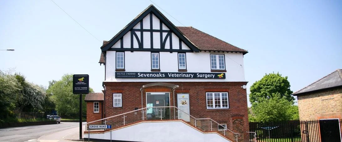 Front of Sevenoaks Veterinary Surgery on Seal Road